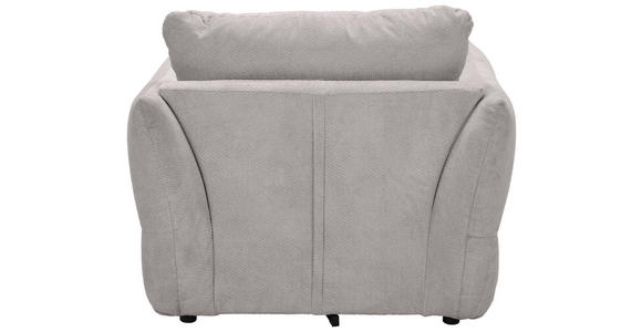 SESSEL in Webstoff Hellgrau  - Hellgrau/Schwarz, KONVENTIONELL, Textil/Metall (112/88/120cm) - Carryhome