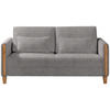 SCHLAFSOFA in Holz, Textil Blau, Buchefarben, Beige  - Blau/Beige, Design, Holz/Textil (174/88/104cm) - Niels Andersson