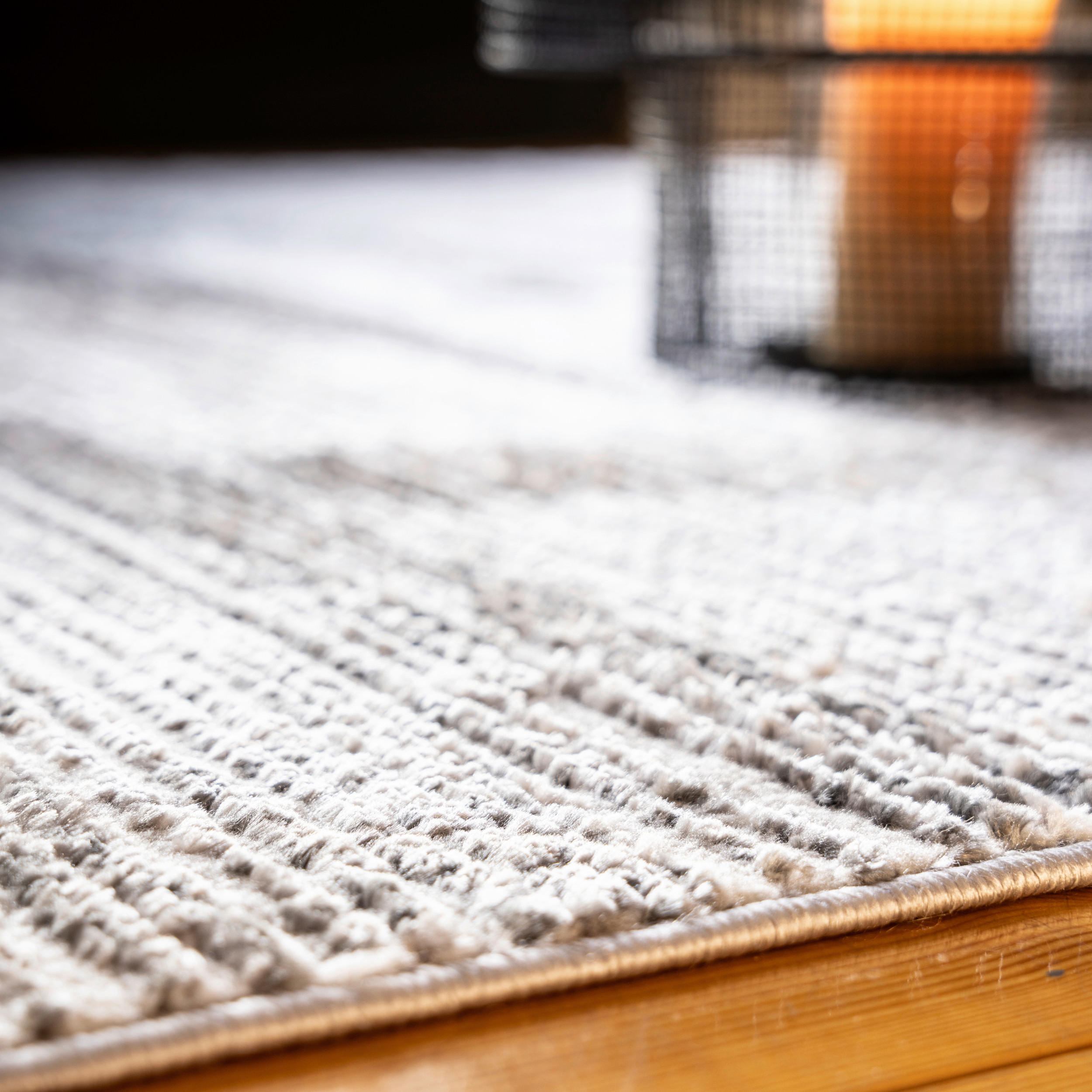 VINTAGE-TEPPICH 120/170 cm My Nevada Grau  - Grau, Design, Textil (120/170cm) - Obsession