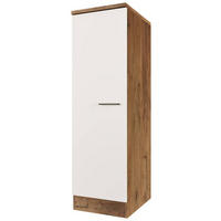 GESCHIRRSCHRANK 50/168,5/60 cm  in Eichefarben, Magnolie  - Eichefarben/Magnolie, KONVENTIONELL, Holzwerkstoff/Metall (50/168,5/60cm) - FlexWell