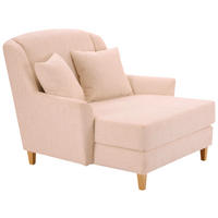 XXL-SESSEL in Struktur Creme  - Creme/Naturfarben, Modern, Holz/Holzwerkstoff (136/107/142cm) - Max Winzer