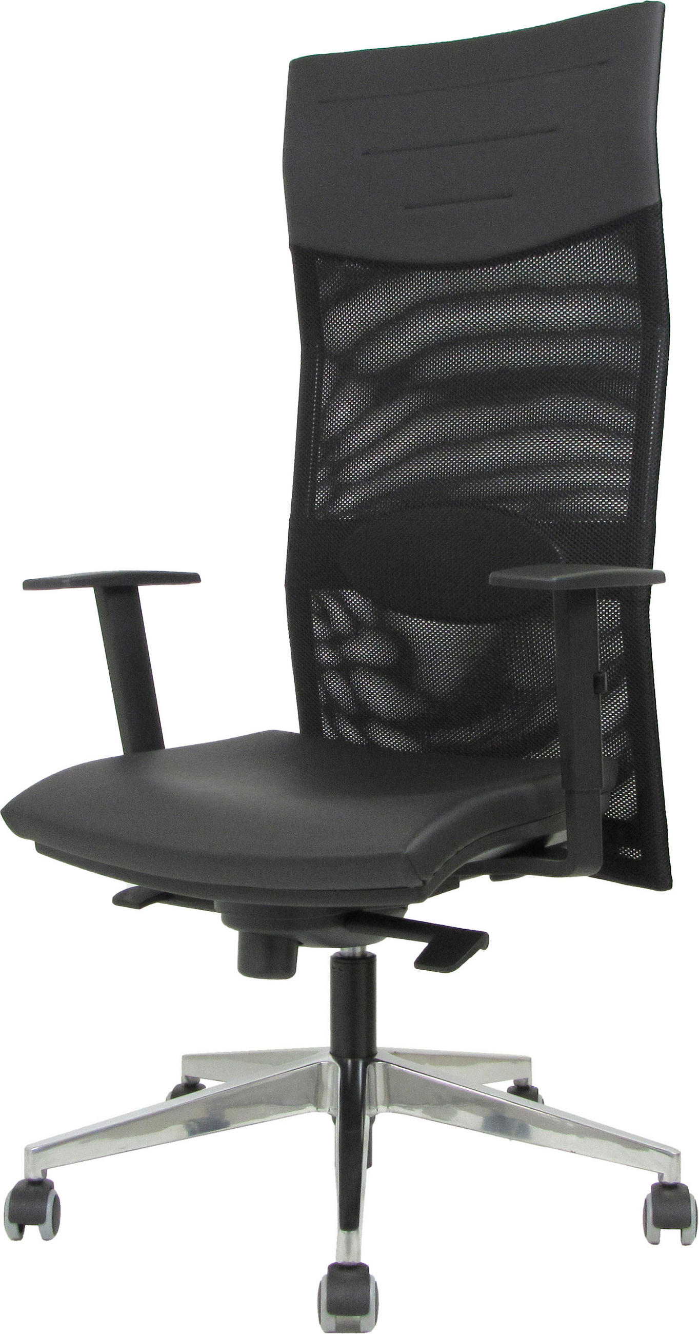 UREDSKI STOLAC    - crna, Moderno, metal/plastika (65/123/65cm)