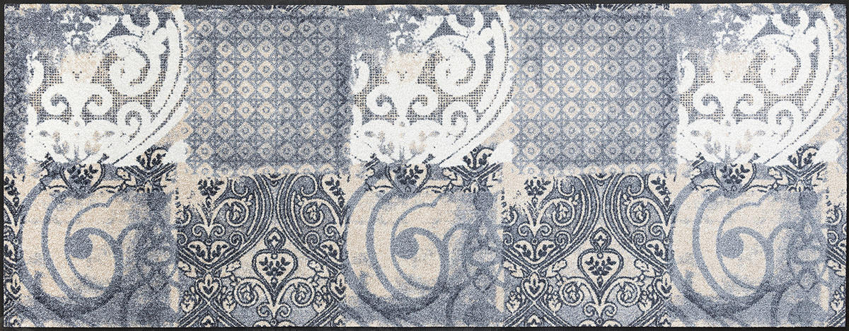 TRAVERSĂ - gri deschis/bej, Design, plastic/textil (75/190cm) - wash+dry
