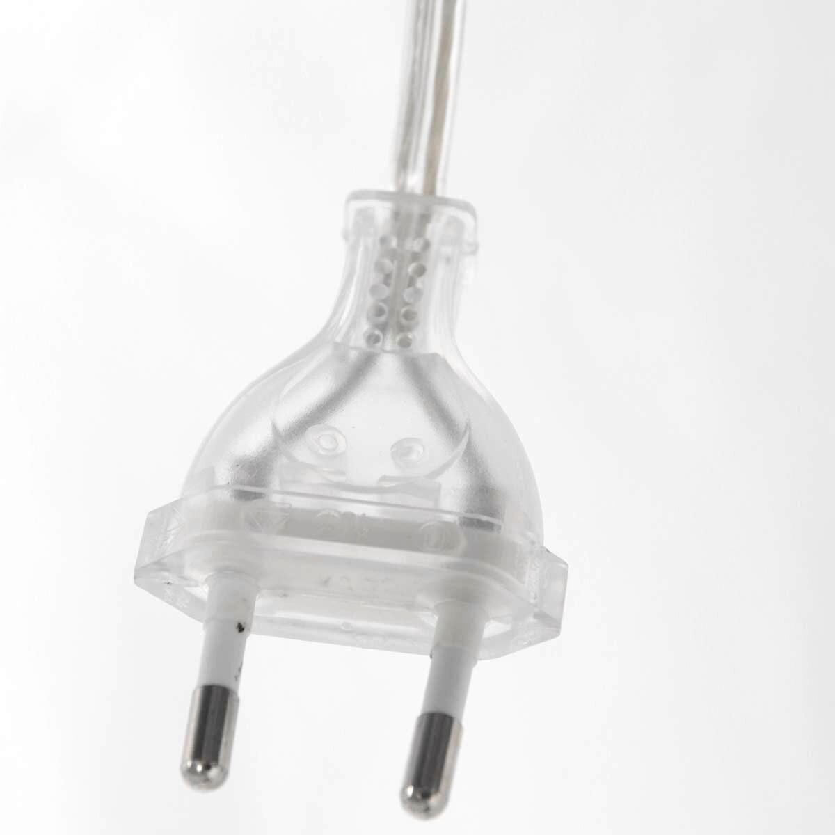 STEHLEUCHTE 40/185/172 cm  - Silberfarben/Weiß, Trend, Glas/Metall (40/185/172cm)