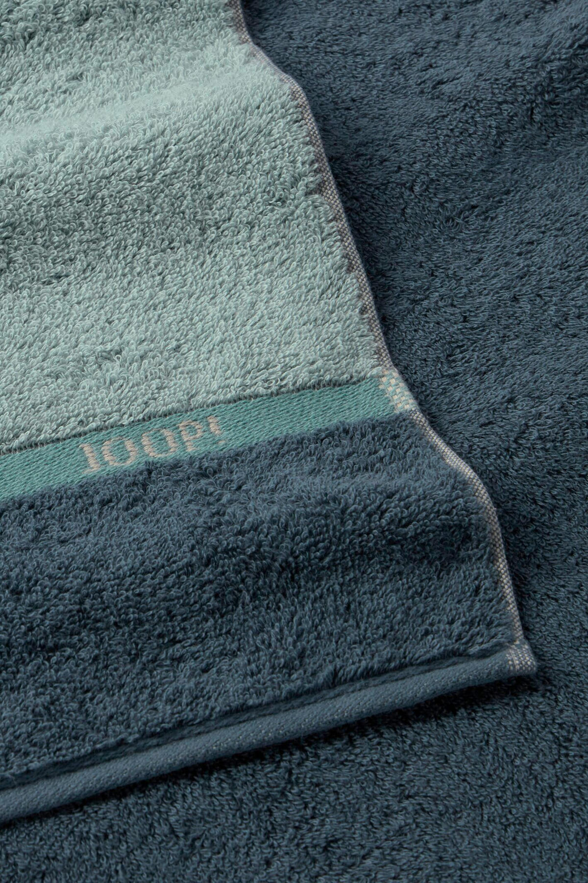 HANDTUCH 50/100 cm LINES LOGOGRAM Jadegrün  - Jadegrün, Basics, Textil (50/100cm) - Joop!