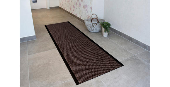 LÄUFER 120/300 cm Braun  - Braun, Basics, Kunststoff (120/300cm) - Novel