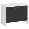 GARDEROBENBANK - Silberfarben/Schwarz, MODERN, Kunststoff (60/48/35cm) - MID.YOU