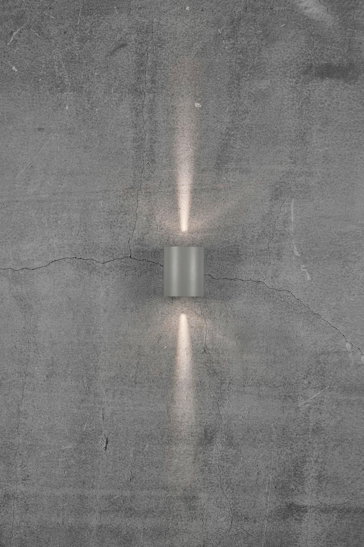 AUßENWANDLEUCHTE 8,7/10,6/10 cm   - Grau, Basics, Metall (8,7/10,6/10cm) - Nordlux