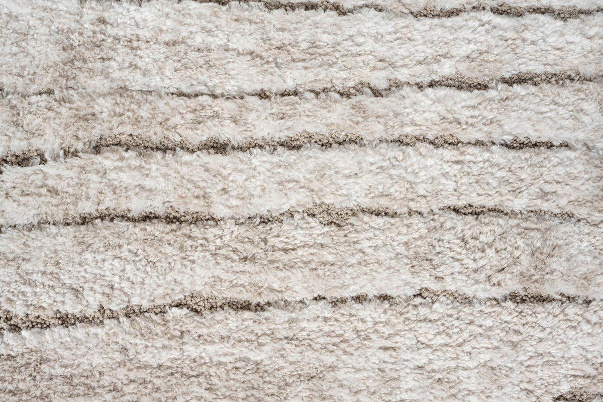 WEBTEPPICH  Wohnzimmer 133/195 cm Masai Weiß  - Weiß, Basics, Kunststoff/Textil (133/195cm) - Novel
