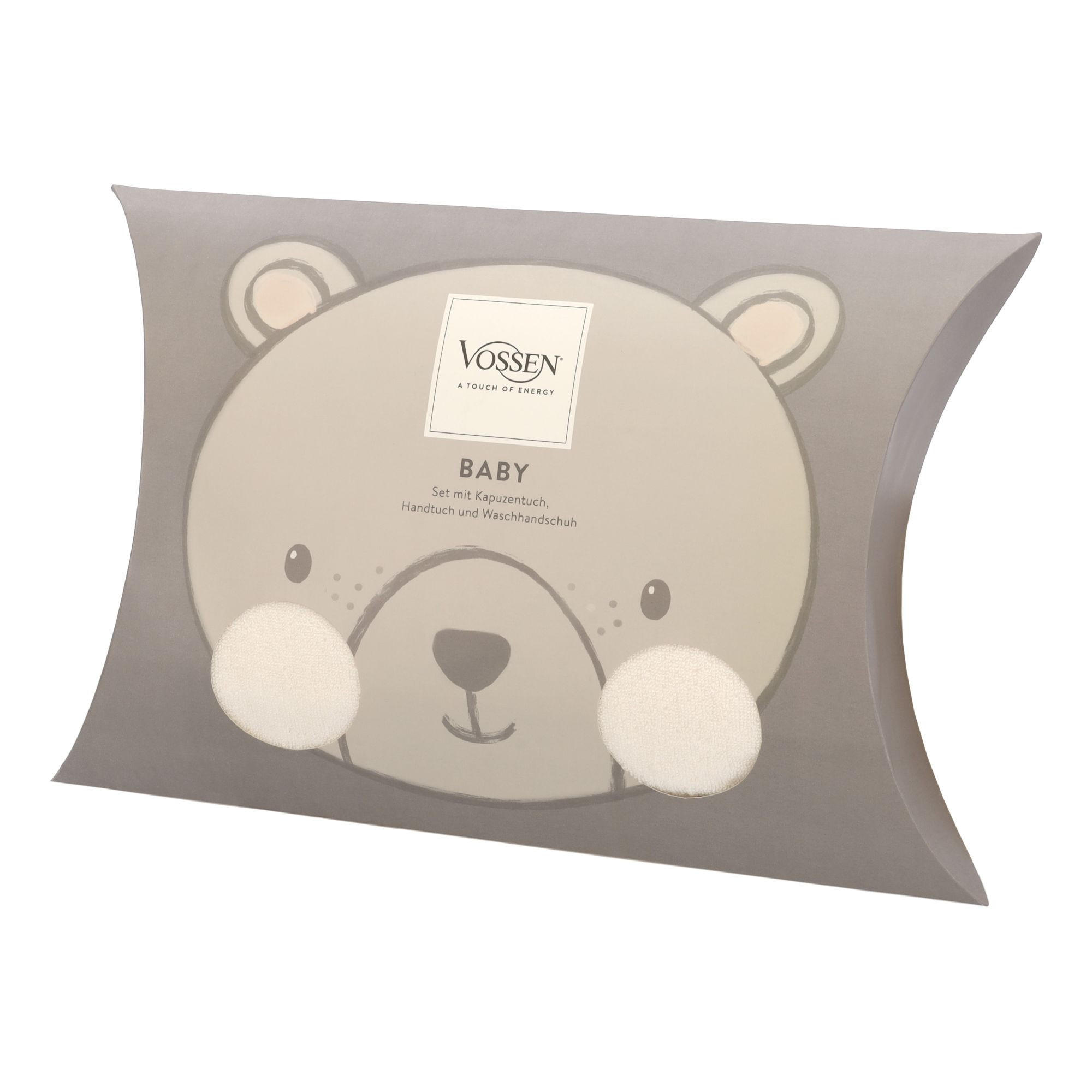 FROTTIERSET Teddy Bear Set Beige 3-teilig  - Beige, Trend, Textil - Vossen