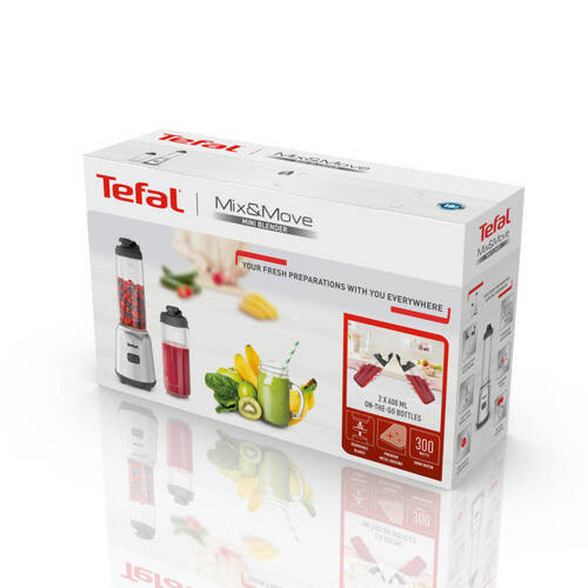 SAMOSTOJEĆI MIKSER  - Basics, metal/plastika (44.3/13.9/27.1cm) - Tefal