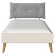 BETT 120/200 cm  in Champagner  - Wildeiche/Champagner, Design, Holz/Holzwerkstoff (120/200cm) - Carryhome