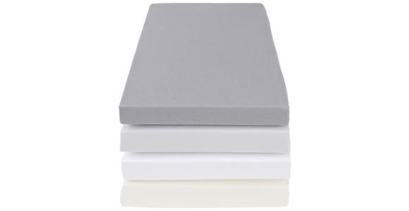 BOXSPRING-SPANNLEINTUCH 180-200/200-220 cm - Weiß, Basics, Textil (180-200/200-220cm) - Novel