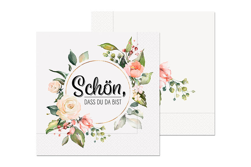 SERVIETTE   - Basics, Papier (16.6/2.8/16.6cm)