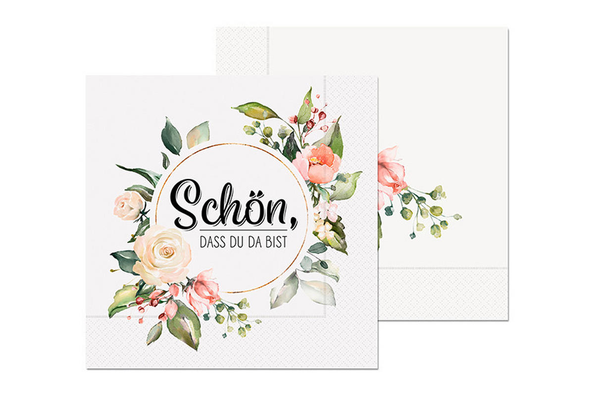 SERVIETTE   - Basics, Papier (16.6/2.8/16.6cm)