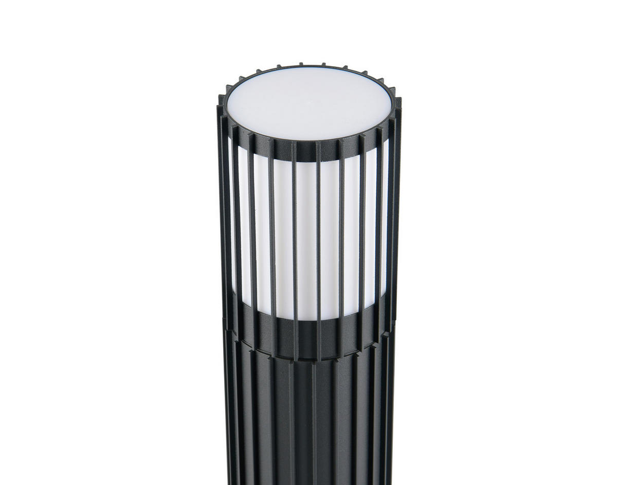 WEGELEUCHTE - Weiss/Anthrazit, Design, Kunststoff/Metall (12/100cm) - Trio Leuchten