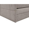 BOXSPRINGBETT 180/200 cm  in Taupe  - Taupe, KONVENTIONELL, Textil (180/200cm) - Carryhome