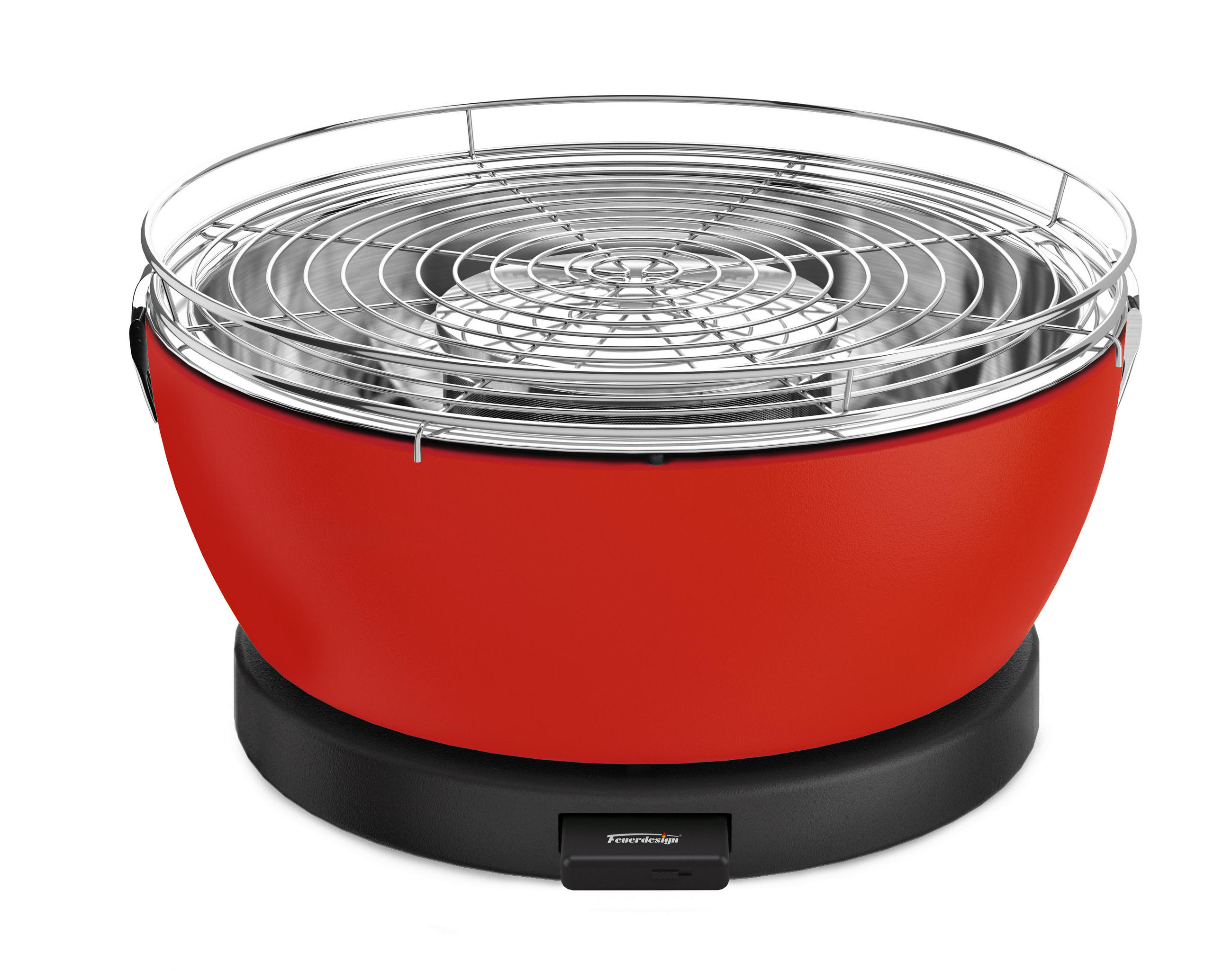 HOLZKOHLEGRILL  Rot  - Rot, Basics, Metall (33/33/18,5cm)