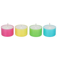 TEELICHTSET 40 Stück  - Multicolor, LIFESTYLE, Paraffin (15,6/5,5cm)