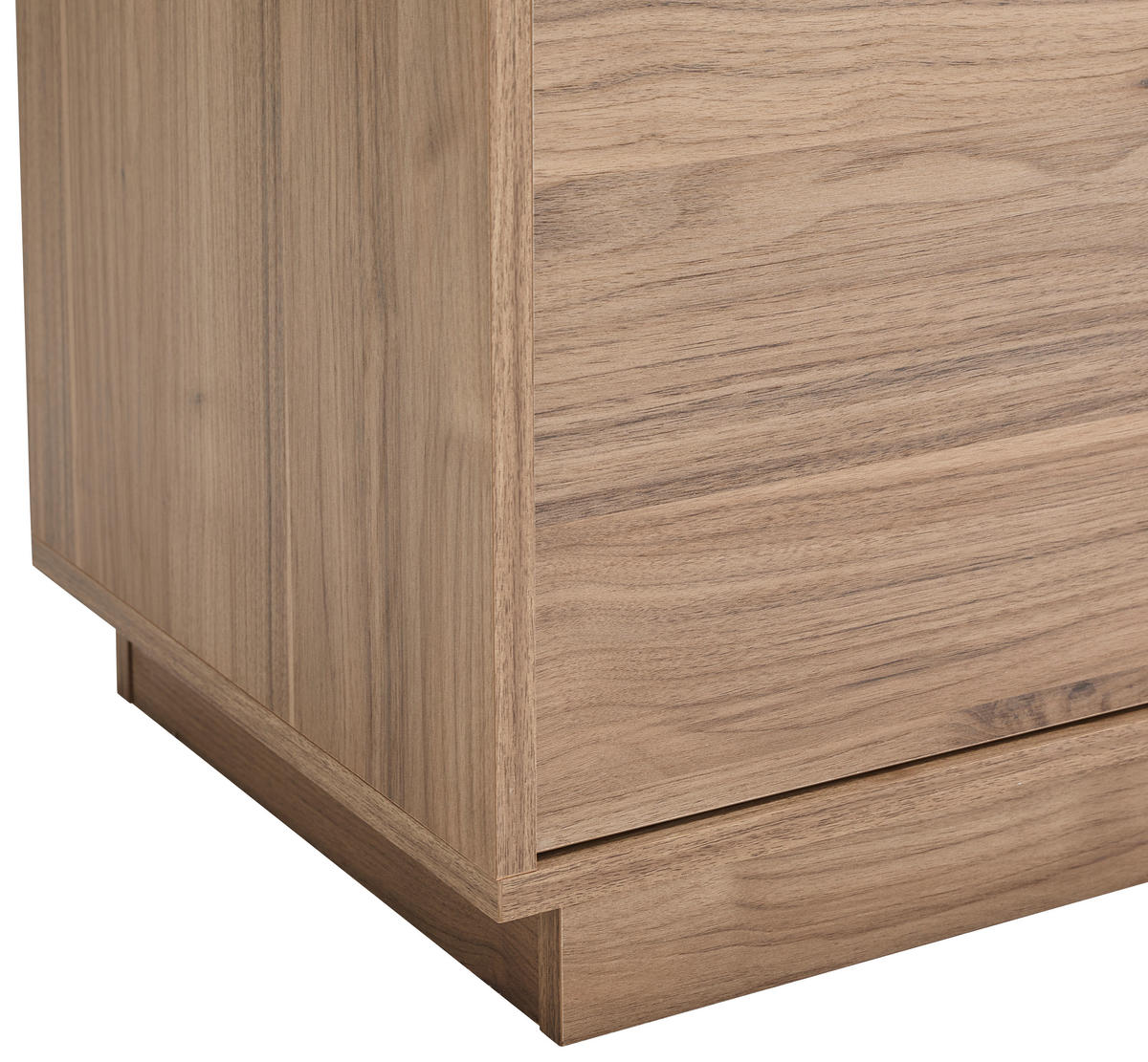 SIDEBOARD Japandi 111/82,5/41,5 cm  - Nussbaumfarben, Design, Holzwerkstoff (111/82,5/41,5cm) - MID.YOU