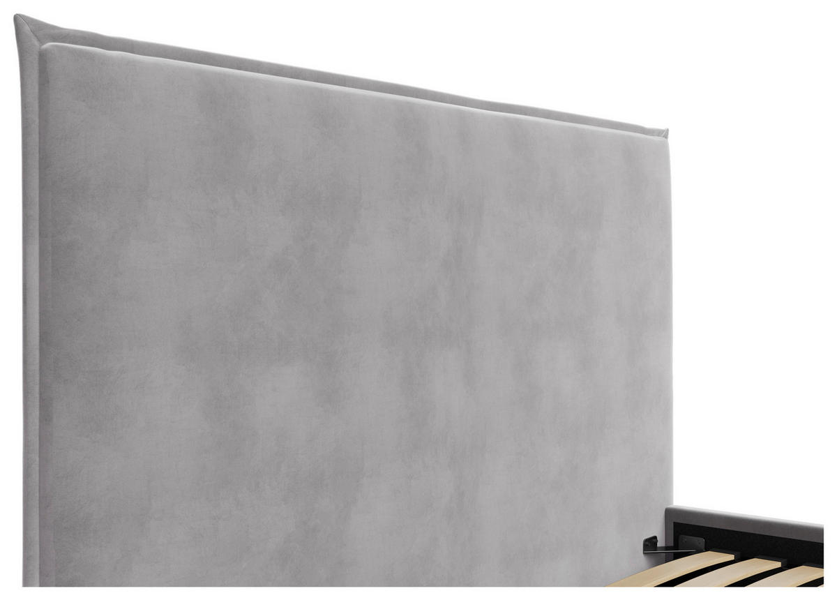 POLSTERBETT Lattenrost, Bettkasten 180/200 cm  in Creme  - Creme/Schwarz, Design, Holz/Textil (180/200cm) - Boxxx
