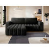 ECKSOFA Anthrazit Samt  - Anthrazit/Schwarz, Design, Kunststoff/Textil (175/250cm) - MID.YOU