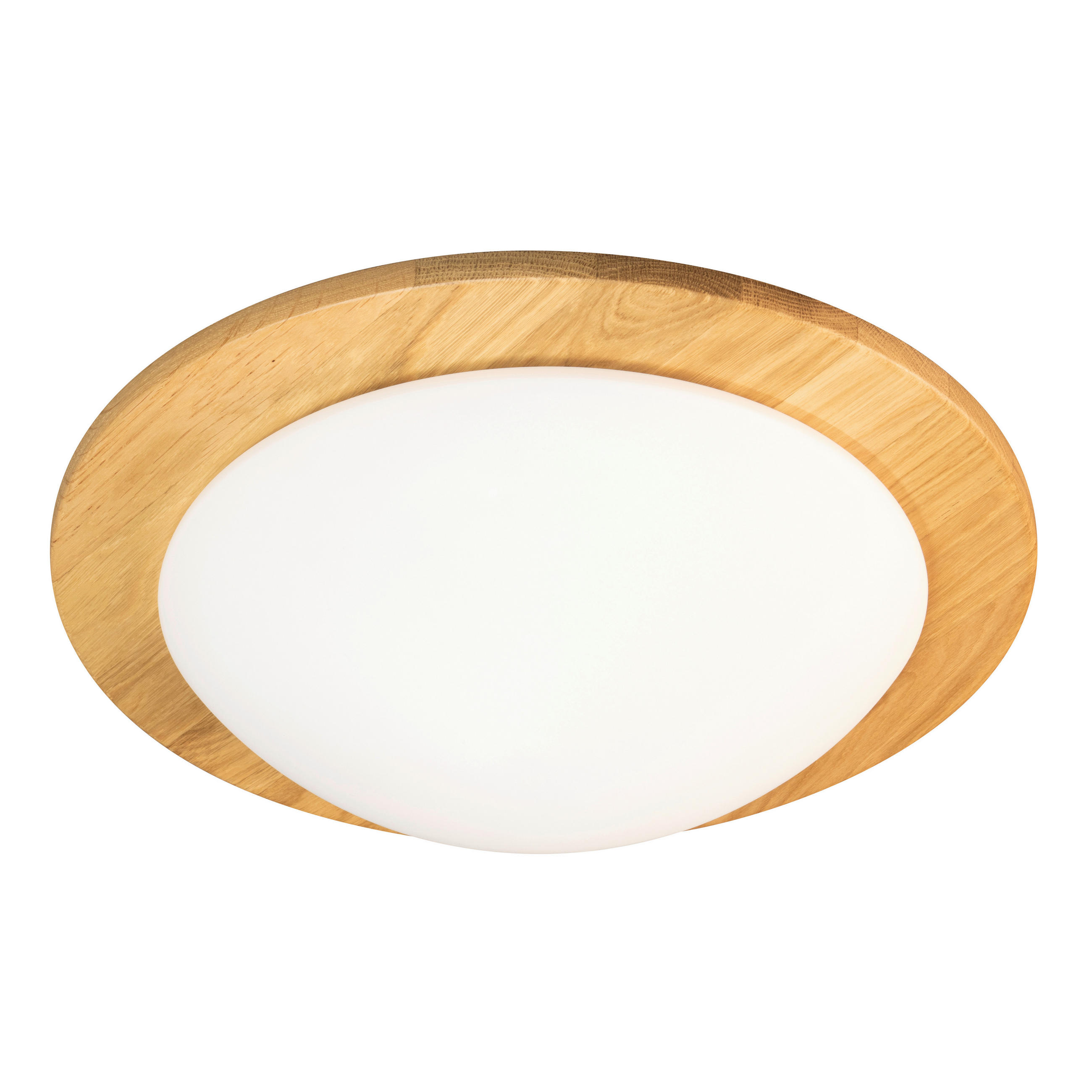LED-DECKENLEUCHTE 38/11,5 cm   - Eichefarben/Weiß, Natur, Holz (38/11,5cm)