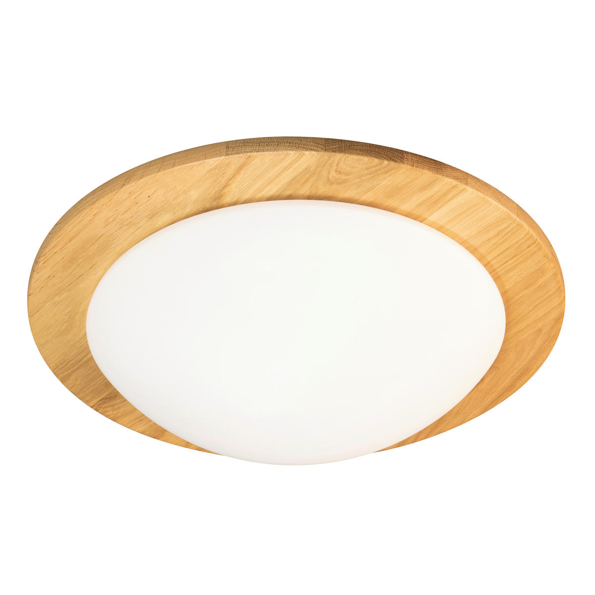 LED-DECKENLEUCHTE 38/11,5 cm   - Eichefarben/Weiß, Natur, Holz (38/11,5cm)