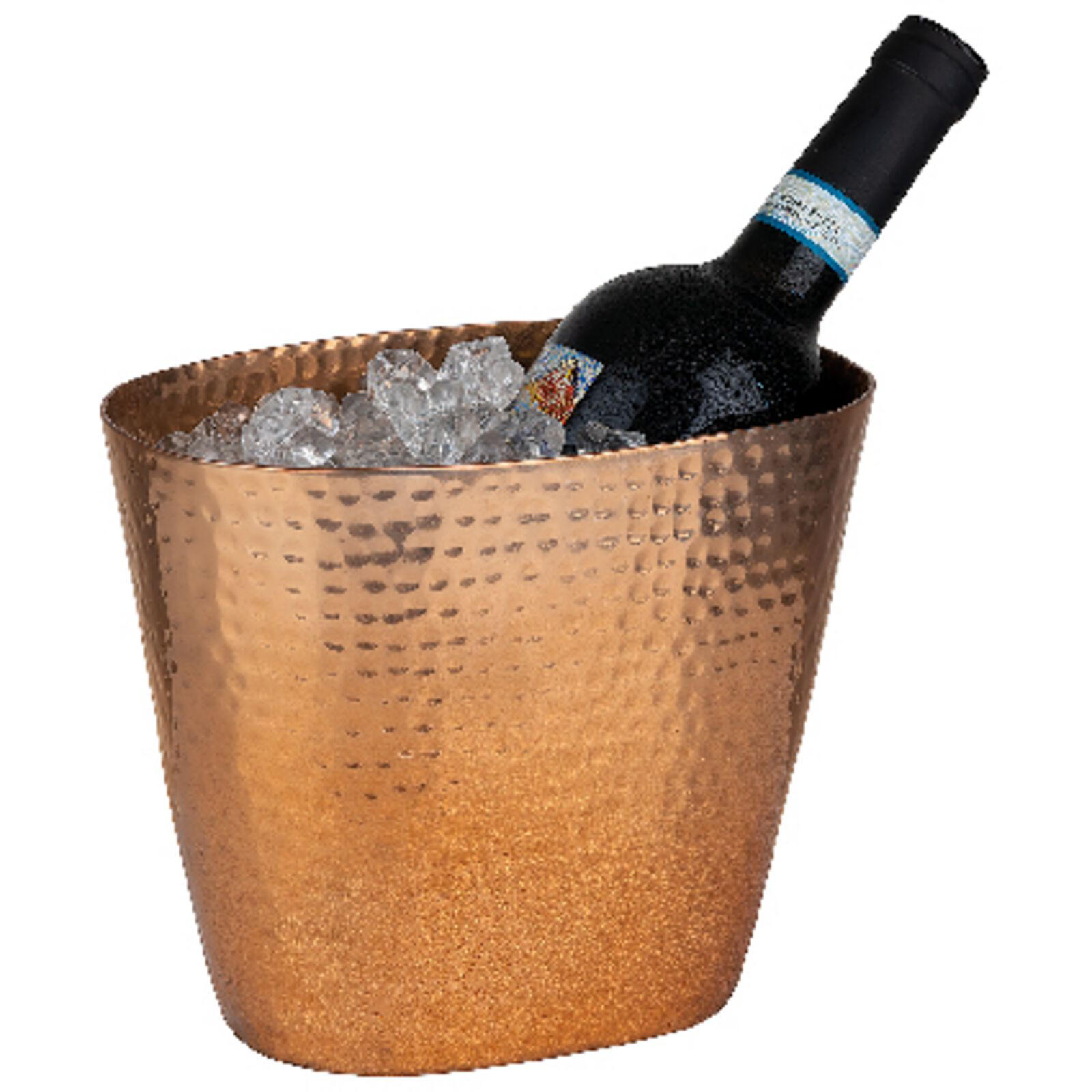 POSUDA ZA HLAĐENJE VINA  4 l  Paderno Bar  - bakrenaste boje, Basics, metal (25,5/20/20cm) - PADERNO