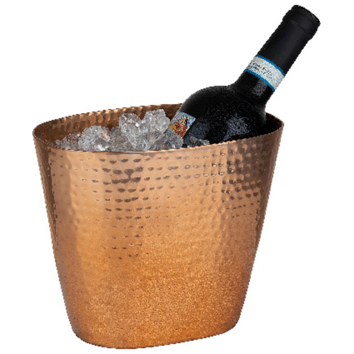 POSODA ZA HLAJENJE VINA - barve bakra, Basics, kovina (25,5/20/20cm) - PADERNO