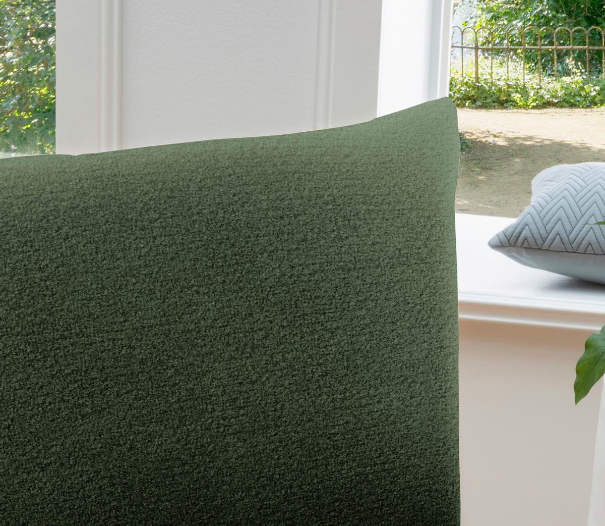 RELAXSESSEL in Textil Dunkelgrün  - Dunkelgrün/Schwarz, Design, Textil/Metall (100/78/96cm) - Livetastic