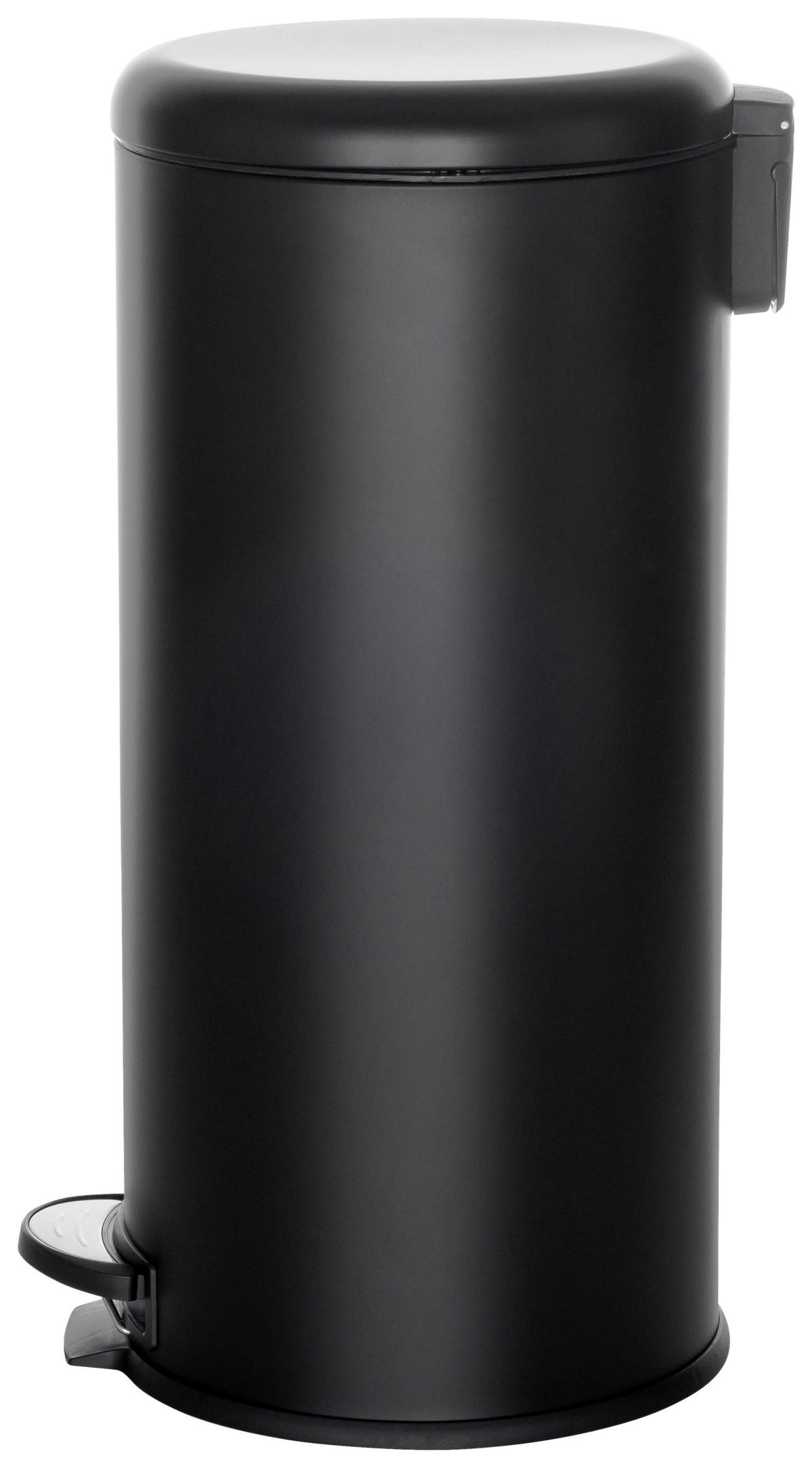ABFALLSAMMLER 30 l  Metall  - Schwarz, Basics, Kunststoff/Metall (30/63,5/30cm) - MID.YOU