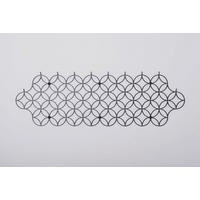 WANDGARDEROBE  in Schwarz  - Schwarz, Design, Metall (2,5/92/30cm) - MID.YOU