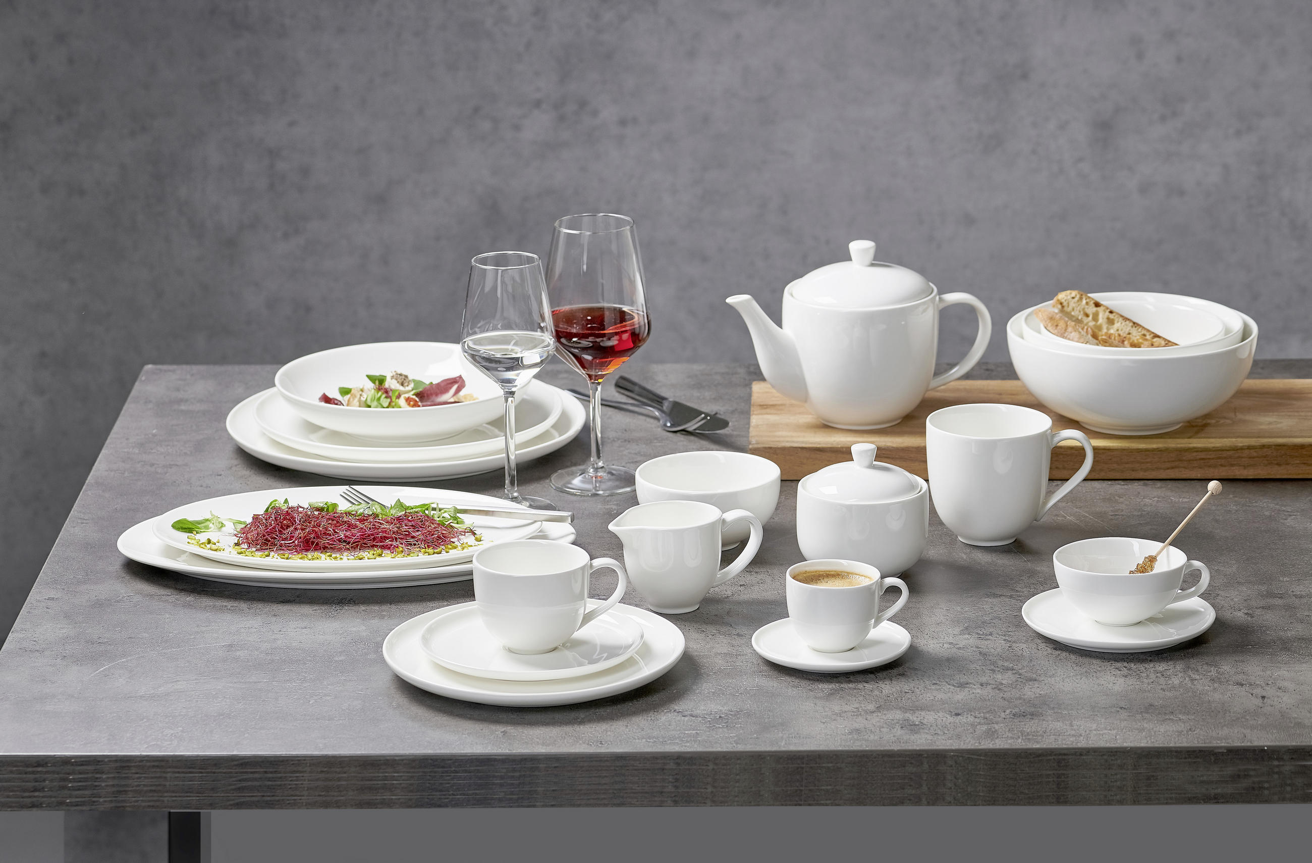 ŠALICA ZA ČAJ 180 ml SKAGEN - bijela, Design, keramika (12/10/5cm) - Ritzenhoff Breker