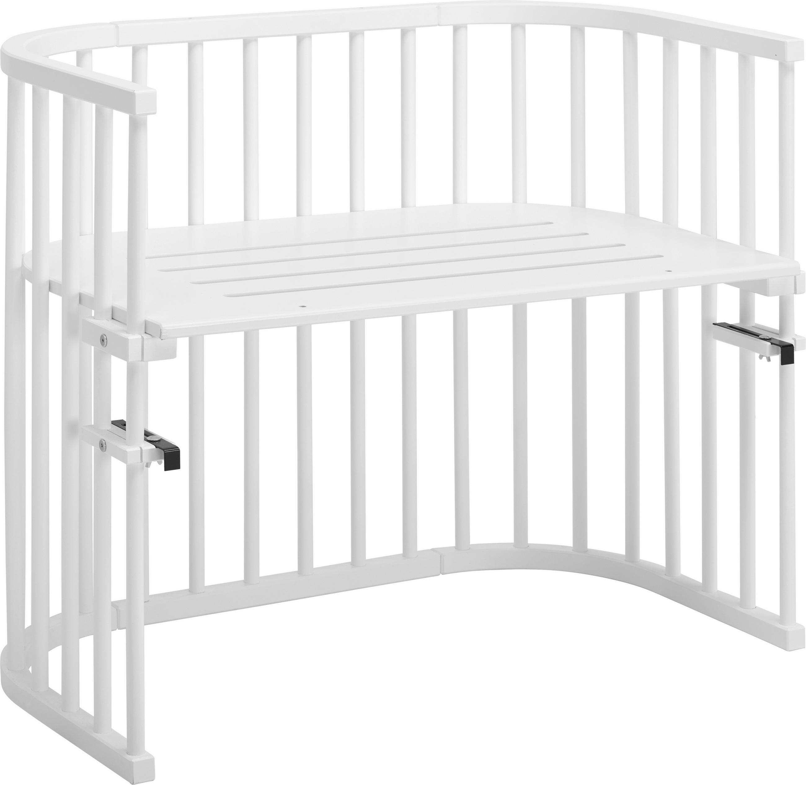 BEISTELLBETT Babybay Maxi 94/54/79 cm  - Weiß, Basics, Holz (94/54/79cm) - Babybay