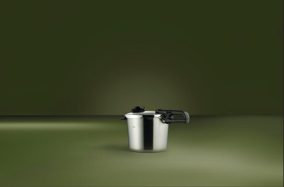 SCHNELLKOCHTOPF VITAVIT PREMIUM 6,0 L  - Silberfarben, Basics, Metall (22cm) - Fissler