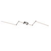LED-DECKENLEUCHTE STAFF 227,2/12,0/5 cm   - Chromfarben, Design, Metall (227,2/12,0/5cm)