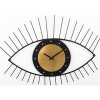 CEAS DE PERETE 40/60/4 cm   - auriu rose/negru, Design, metal (40/60/4cm)