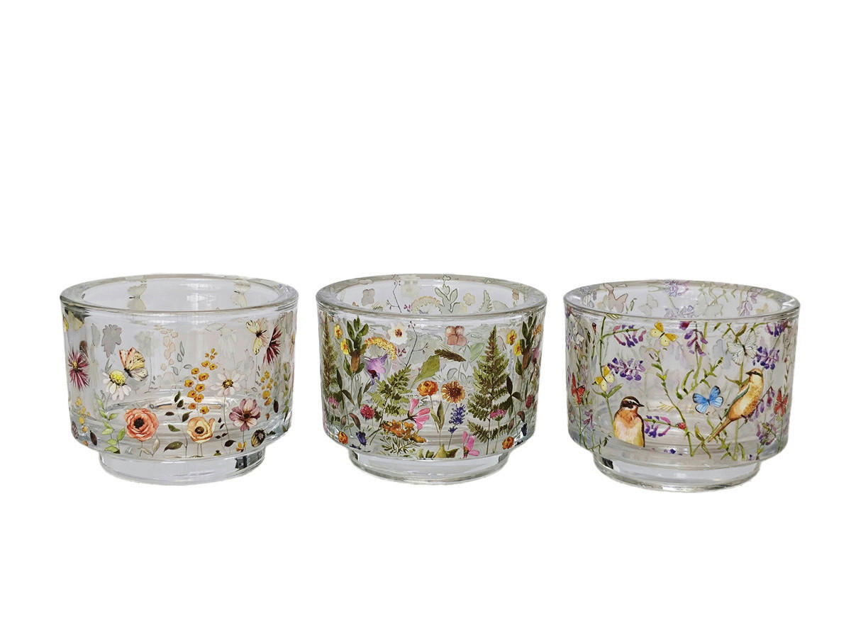 ÜVEG TEAMÉCSESTARTÓ - többszínű, Lifestyle, Üveg (9,3/7cm)