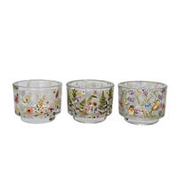 ÜVEG TEAMÉCSESTARTÓ - többszínű, Lifestyle, Üveg (9,3/7cm)