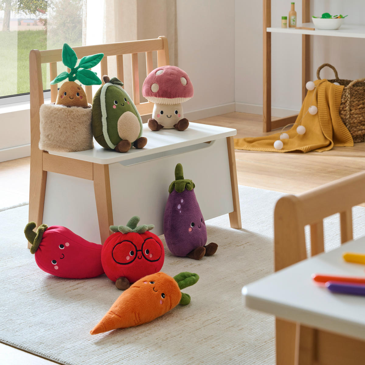 PLÜSCHFIGUR  - Lila/Braun, Trend, Kunststoff/Textil (15/26/14cm) - Patinio