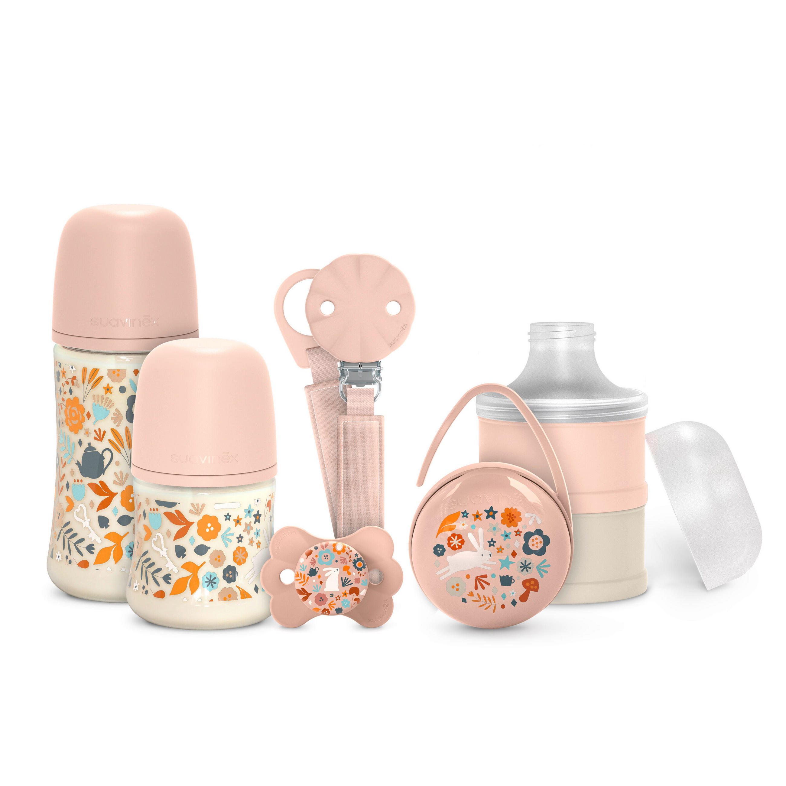 BABYGESCHENKSET - Hellrosa, Basics, Kunststoff (44/22/8cm)