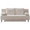 SCHLAFSOFA in Cord Beige  - Beige/Schwarz, Modern, Textil/Metall (193/85/88cm) - Novel