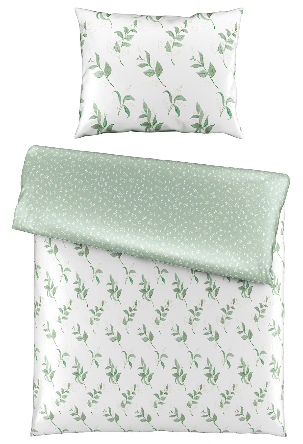 POSTELJINA SA DVA LICA IVY 140/200 cm saten prirodna boja  - prirodna boja, Konvencionalno, tekstil (140/200cm) - Esposa