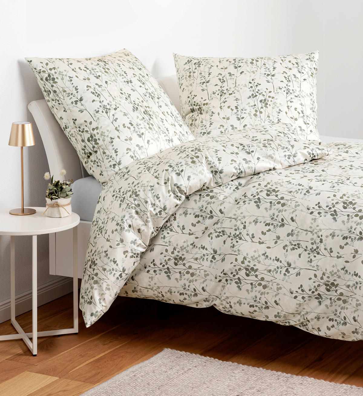 POSTELJINA 135/200 cm makosaten boja peska  - boja peska, Konvencionalno, tekstil (135/200cm) - Janine
