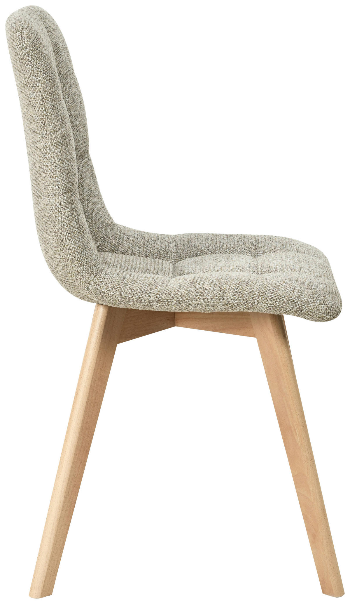 STUHL  Stoffauswahl Leinenoptik  - Taupe/Naturfarben, Design, Holz/Textil (45/89/53cm) - Carryhome