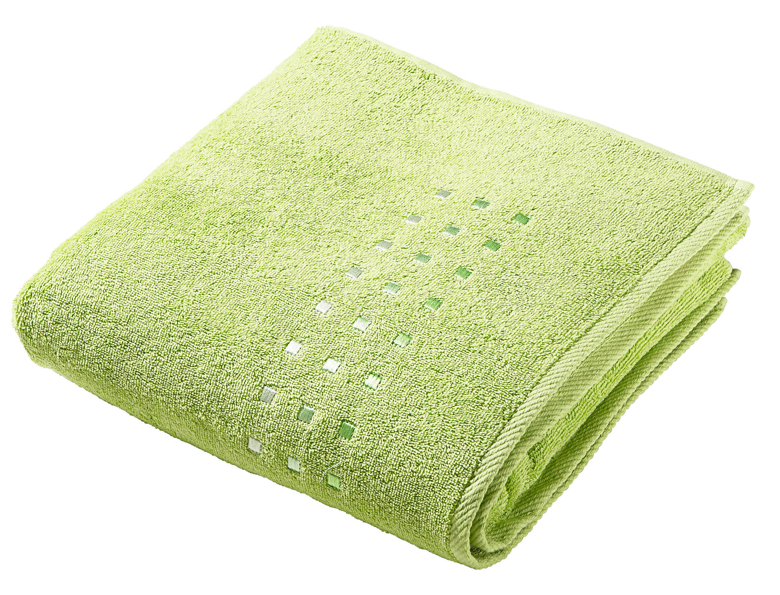 DUSCHHANDDUK 70/140 cm  - grön, Klassisk, textil (70/140cm) - Best Price
