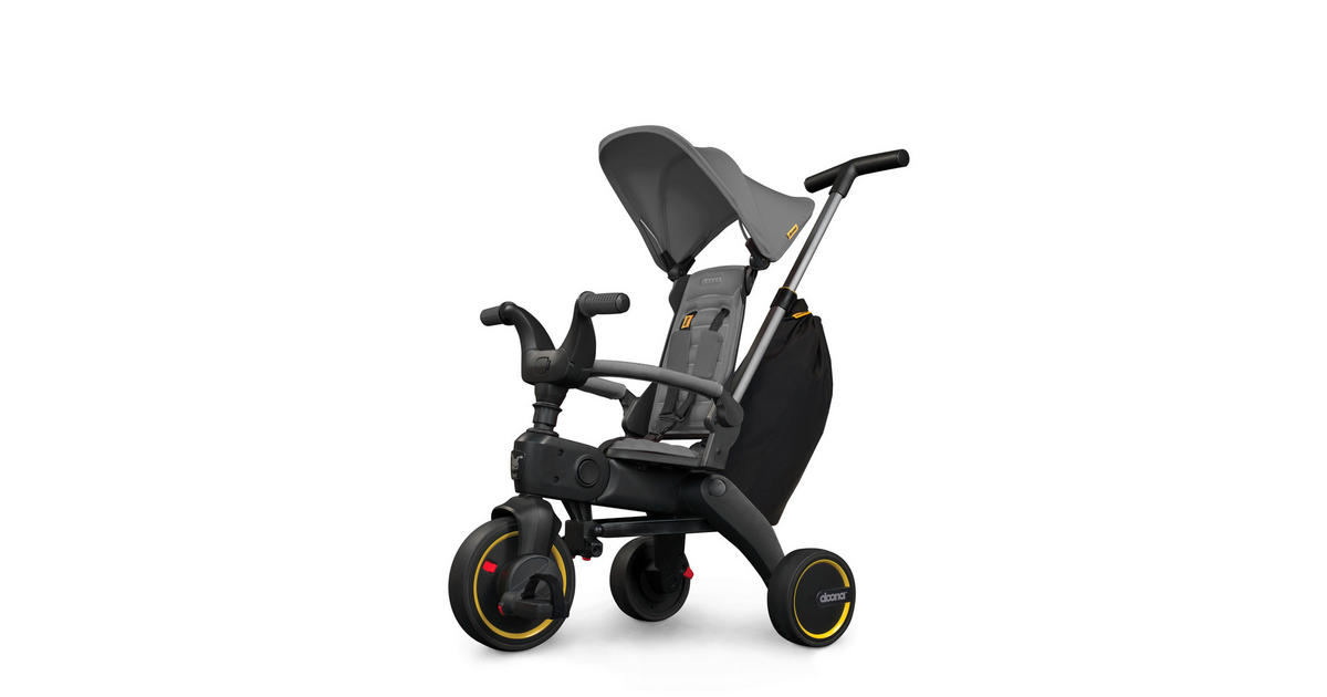 DOONA Dreirad Liki Trike S3 Dunkelgrau Schwarz