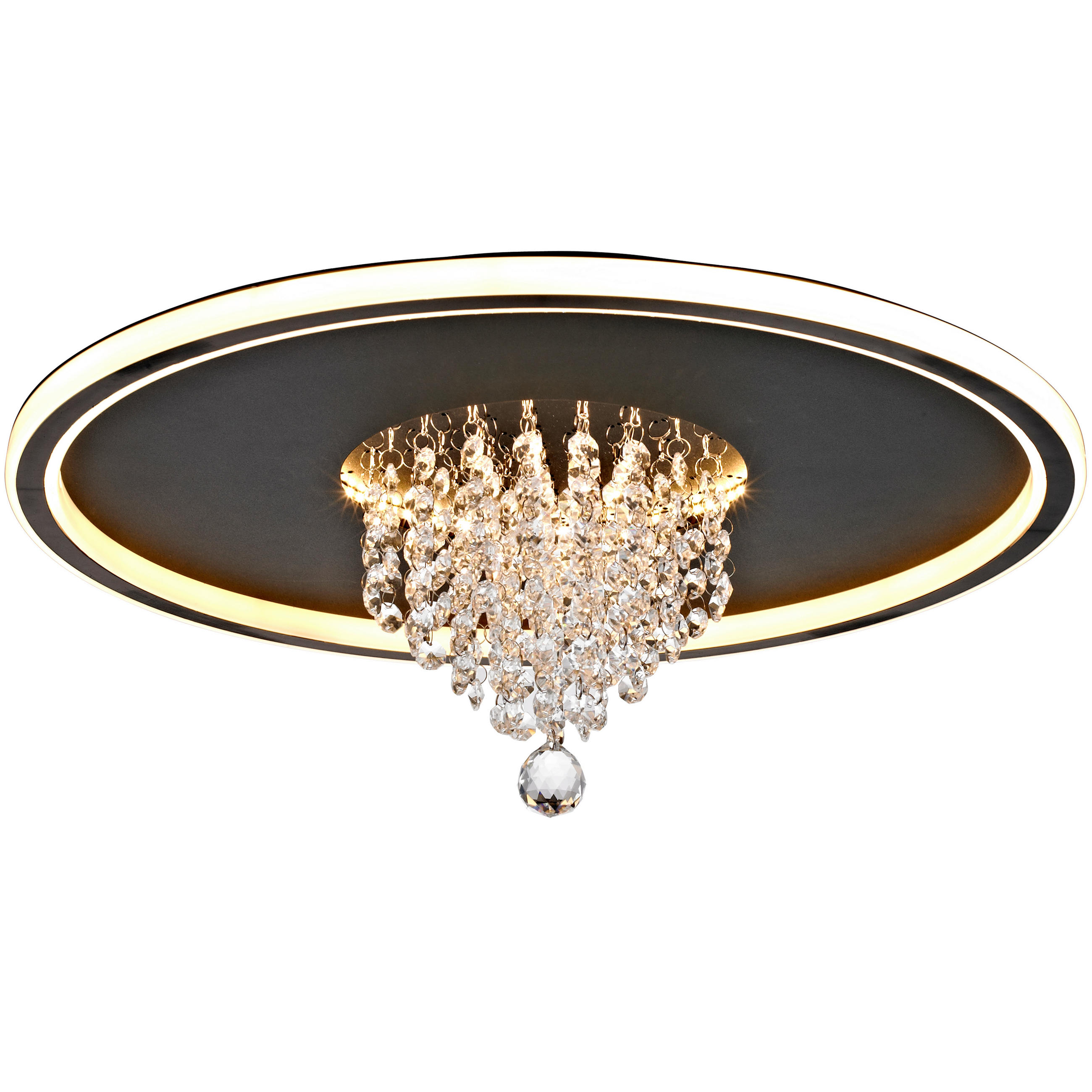 Novel Led-Deckenleuchte Las Vegas Schwarz 20 cm