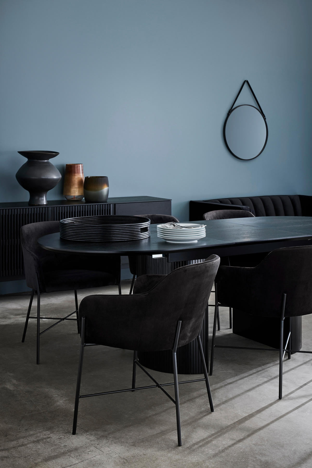 MATBORD i trä 180/100/75 cm   - svart, Design, trä (180/100/75cm) - Best Price